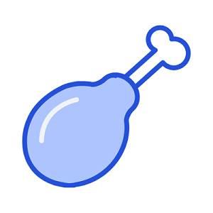 鸡腿简笔画 鸡腿简笔画彩色