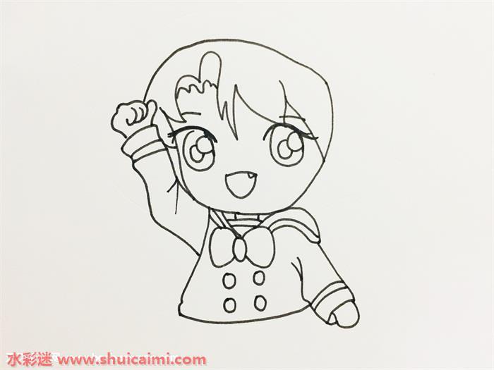 q版王俊凯怎么画 q版王俊凯简笔画步骤图