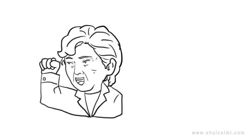 李兰娟钟南山儿童简笔画怎么画 李兰娟钟南山儿童简笔画画法