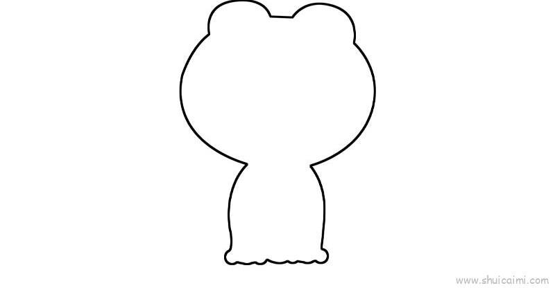 青蛙儿童画怎么画 青蛙简笔画图片