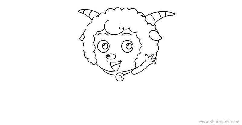 喜洋洋儿童画怎么画 喜洋洋简笔画图片大全