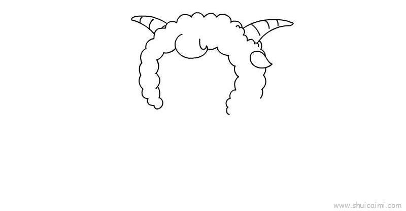 喜洋洋儿童画怎么画 喜洋洋简笔画图片大全