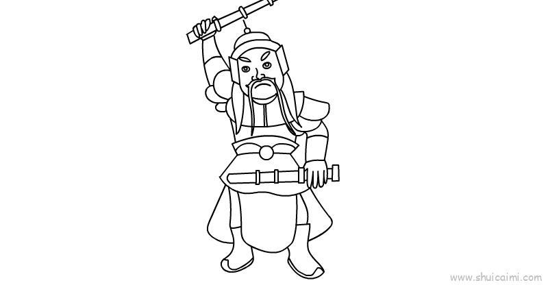 门神儿童画怎么画 门神简笔画简单