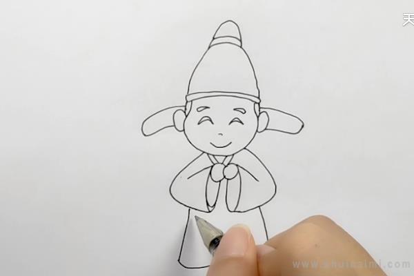 李白简笔画怎么画 李白简笔画图片