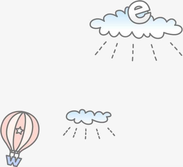 天空简笔画 天空简笔画彩色