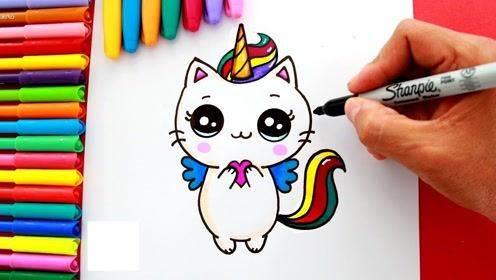 猫咪简笔画图片大全可爱 猫咪简笔画图片大全可爱带颜色