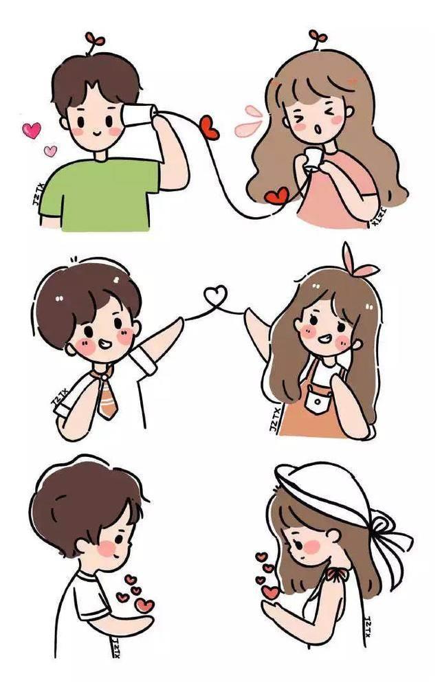 如何画闺密简笔画教程 如何画闺密简笔画图片