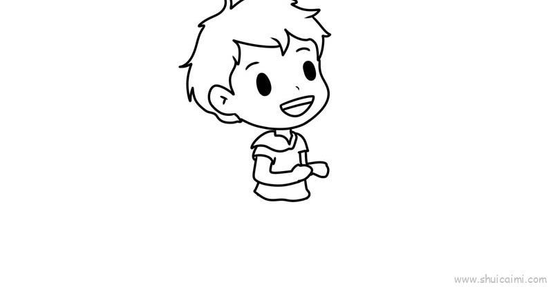 小孩儿童画怎么画 小孩简笔画简单又好看