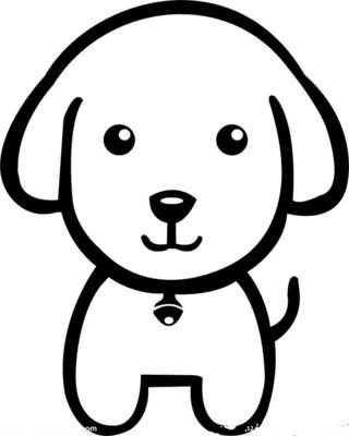 小狗简笔画图片大全 怎样画小狗