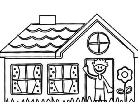房子的简笔画 房子的简笔画儿童画