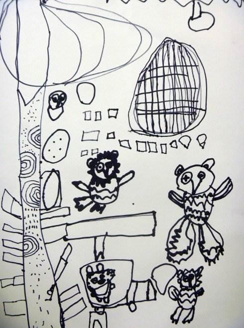 猫头鹰和老鼠简笔画 猫头鹰和老鼠简笔画图片大全