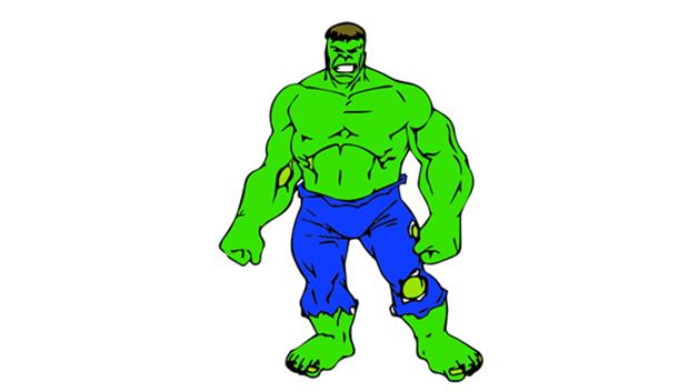 绿巨人简笔画怎么画 绿巨人简笔画步骤