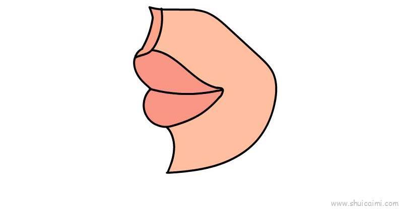 嘴巴儿童画怎么画 嘴巴简笔画顺序