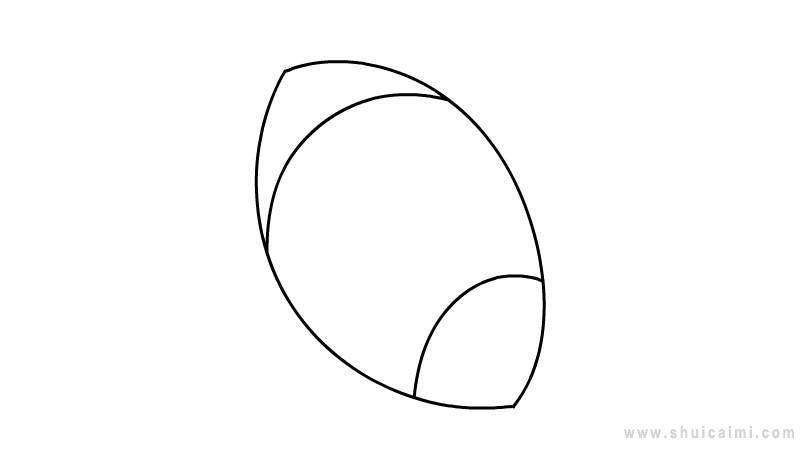 体育用品橄榄球简笔画怎么画 体育用品橄榄球简笔画简单