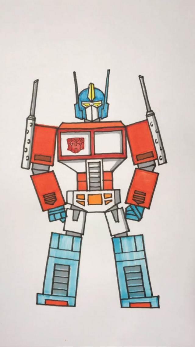 擎天柱简笔画 擎天柱简笔画怎么画