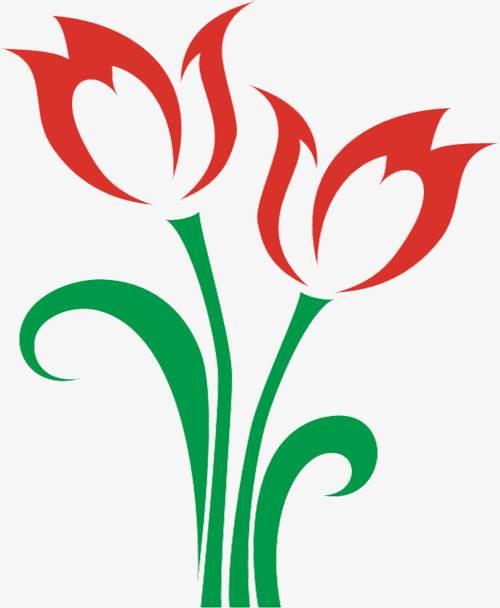 郁金香简笔画 郁金香简笔画图片