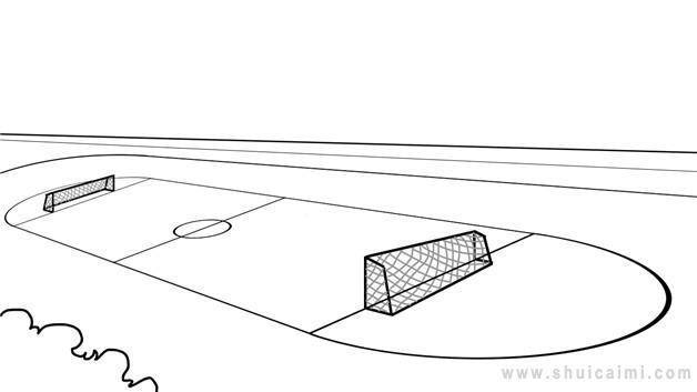 校园一角简笔画怎么画 校园一角简笔画步骤