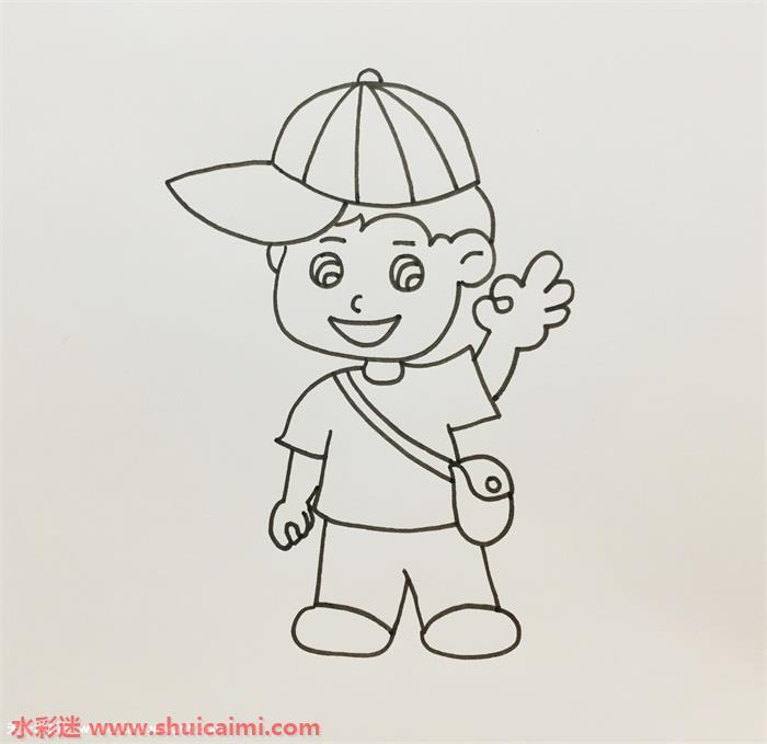 哥哥怎么画 哥哥简笔画图片大全彩色