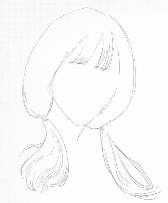 动漫人物简笔画少女 动漫人物简笔画少女二次元