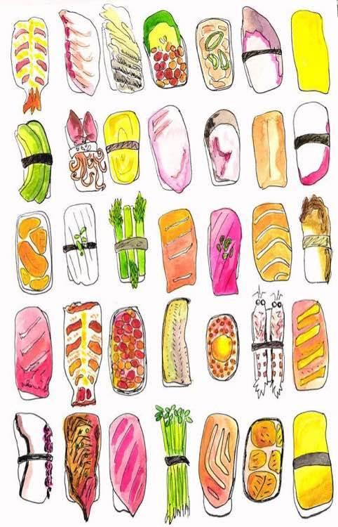 零食简笔画 零食简笔画大全带颜色