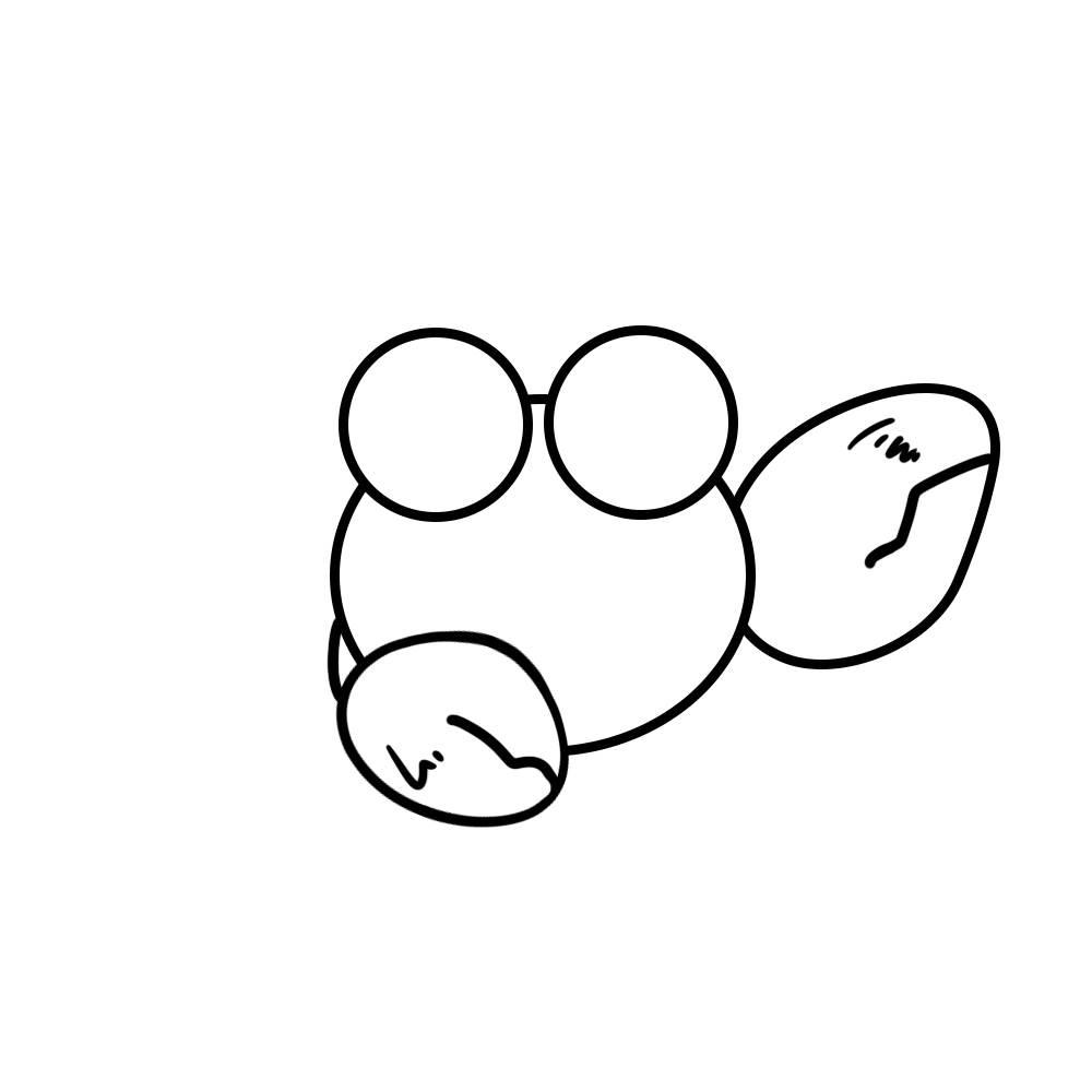 小螃蟹简笔画 小螃蟹简笔画图片