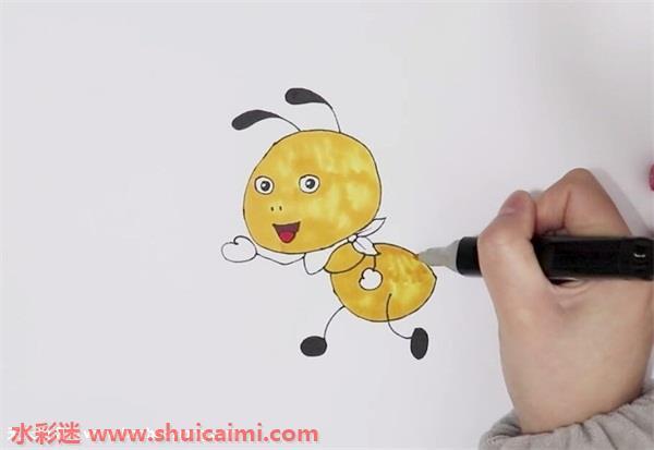 蚂蚁怎么画 蚂蚁简笔画简单又漂亮彩色