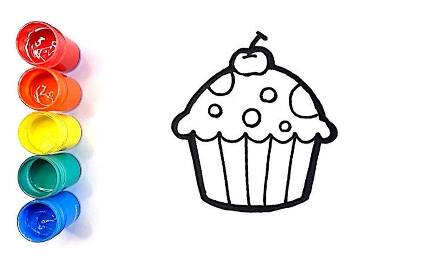 蛋糕简笔画 蛋糕简笔画儿童画