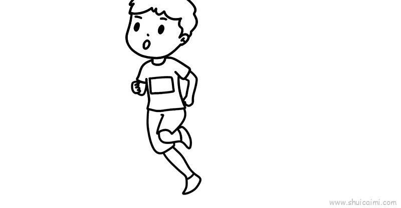 我爱运动教程儿童画怎么画 我爱运动教程简笔画步骤