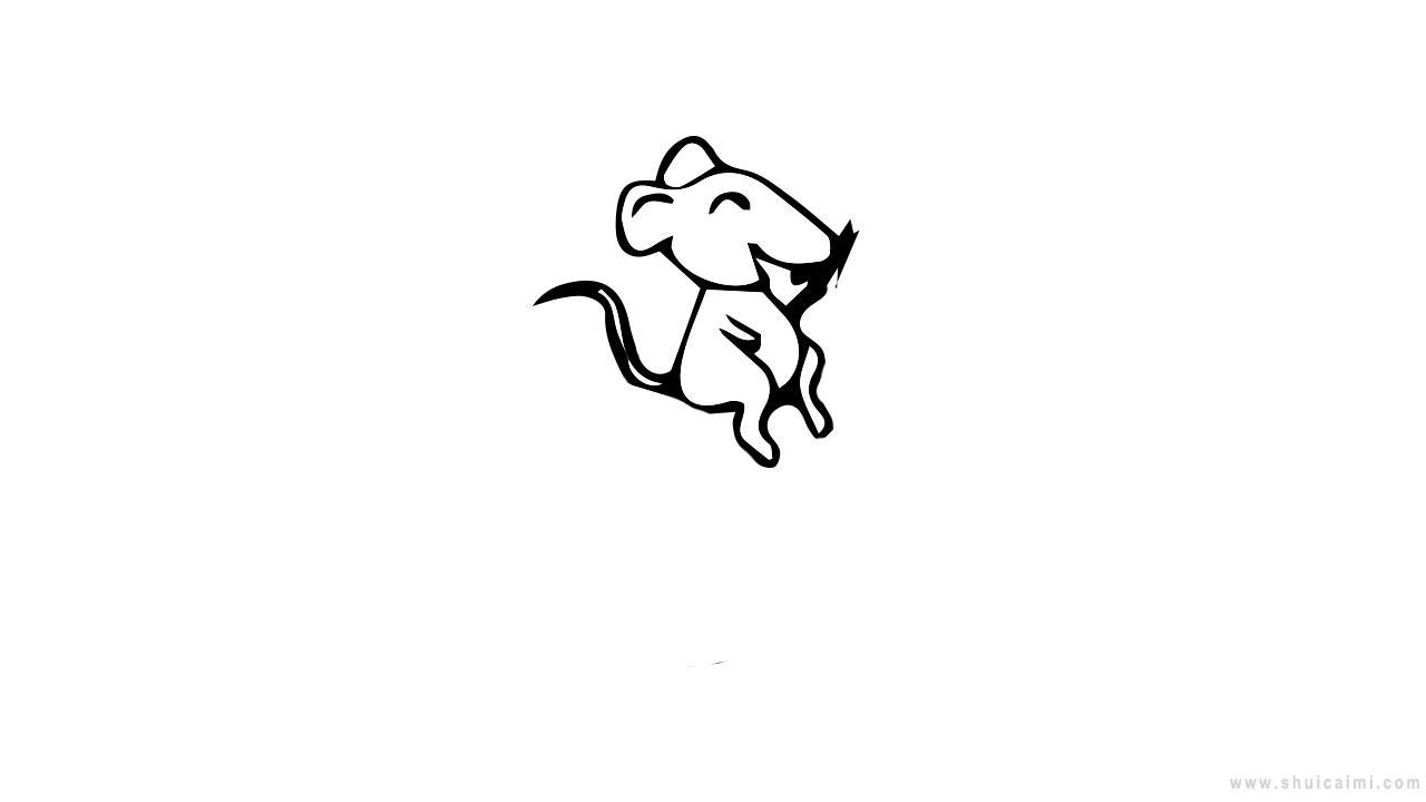 小老鼠上灯台简笔画怎么画 小老鼠上灯台简笔画画法