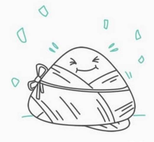 粽子简笔画图片 粽子简笔画图片可爱