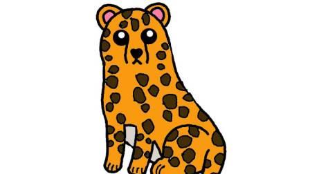 豹子简笔画 豹子简笔画凶猛又简单