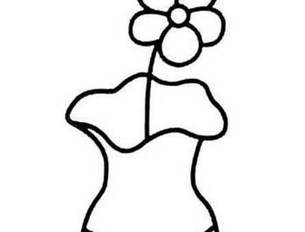 花瓶简笔画图片大全 幼儿园花瓶简笔画图片大全