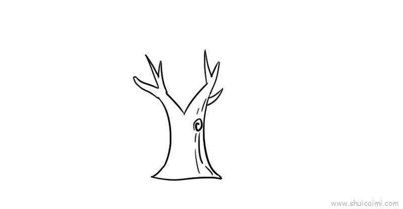 桃树儿童画怎么画 桃树简笔画画法