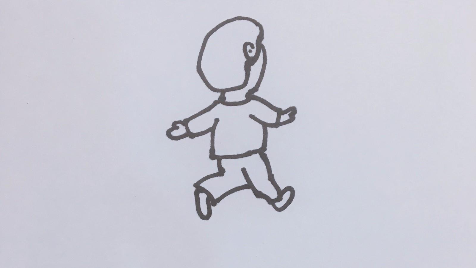 人物背影简笔画怎么画 人物背影简笔画好看