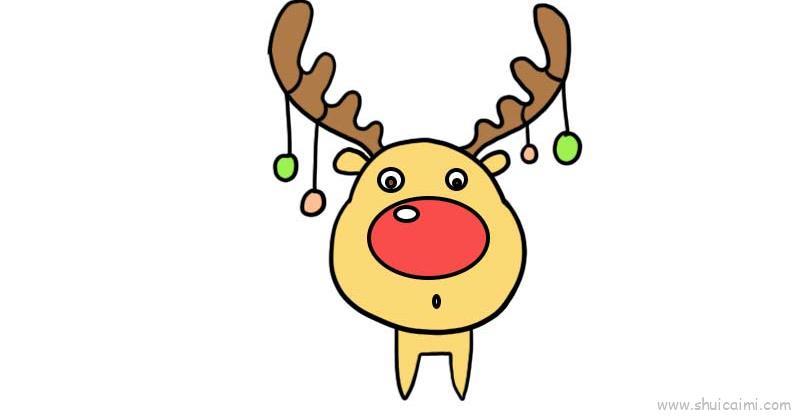 麋鹿儿童画怎么画 麋鹿简笔画画法