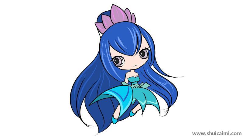 7个叶罗丽仙子陈思思简笔画怎么画 7个叶罗丽仙子陈思思简笔画画法