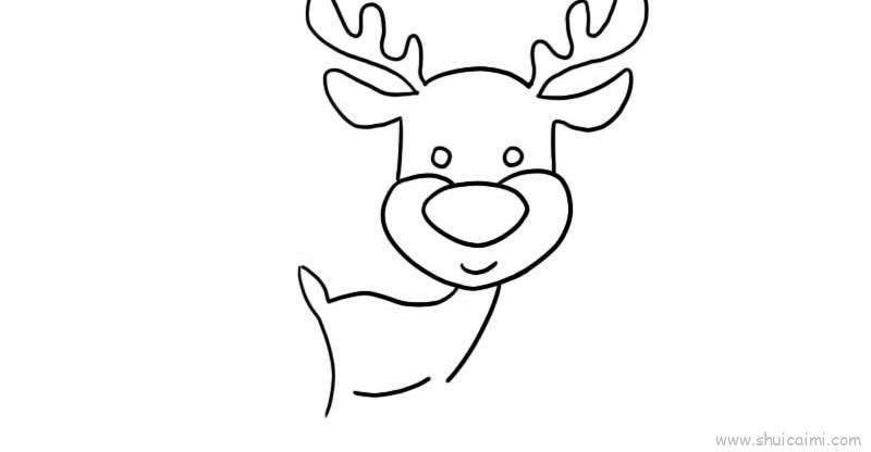 麋鹿儿童画怎么画 麋鹿简笔画步骤