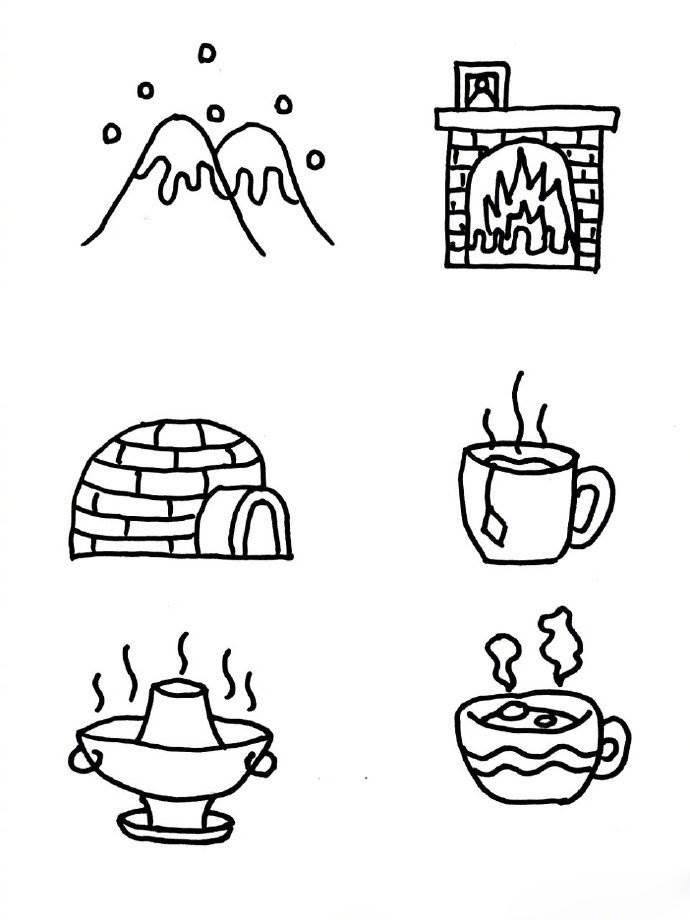 冬天的简笔画图片大全 冬天的简笔画图片大全集