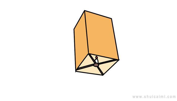 孔明灯简笔画怎么画 孔明灯简笔画步骤
