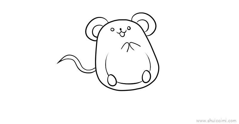 老鼠儿童画怎么画 老鼠简笔画图片大全