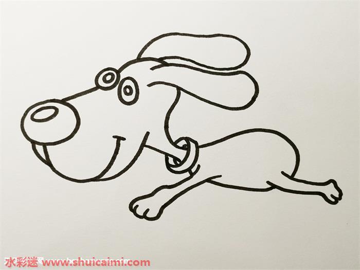 可爱斑点狗怎么画 可爱斑点狗简笔画简单彩色