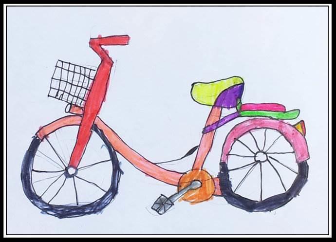 电动车简笔画 电动车简笔画幼儿