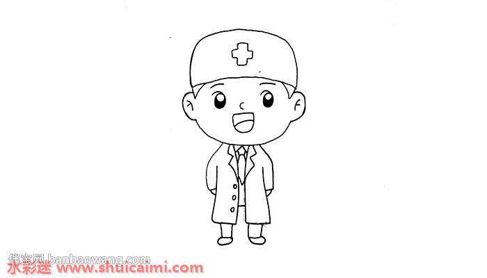 医护人员怎么画 医护人员简笔画简单又漂亮彩色