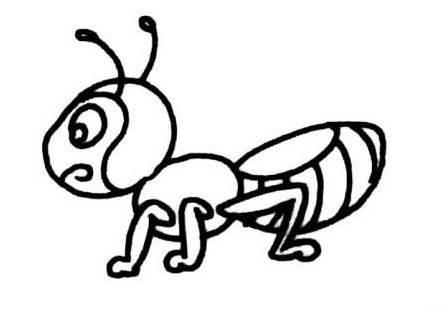 蚂蚁简笔画图片大全 蚂蚁简笔画图片大全可爱