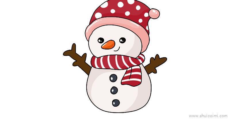 雪人儿童画怎么画 雪人简笔画画法