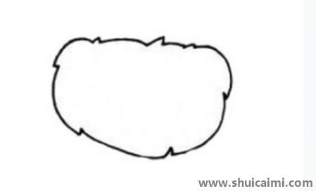 雪纳瑞儿童简笔画