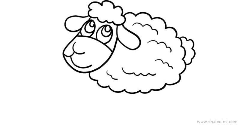 小羊儿童画怎么画 小羊简笔画简单