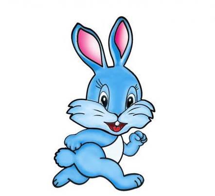 兔子简笔画彩色 兔子简笔画彩色可爱卡通