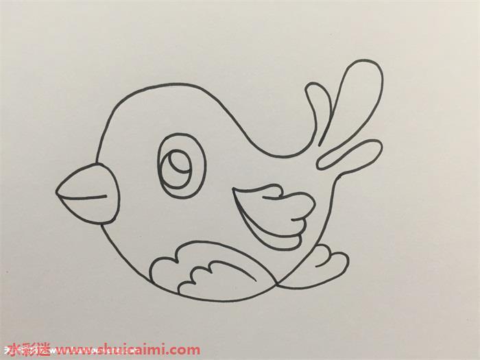 小鸟飞怎么画 小鸟飞简笔画简单彩色