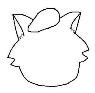 灰太狼简笔画 灰太狼简笔画头像